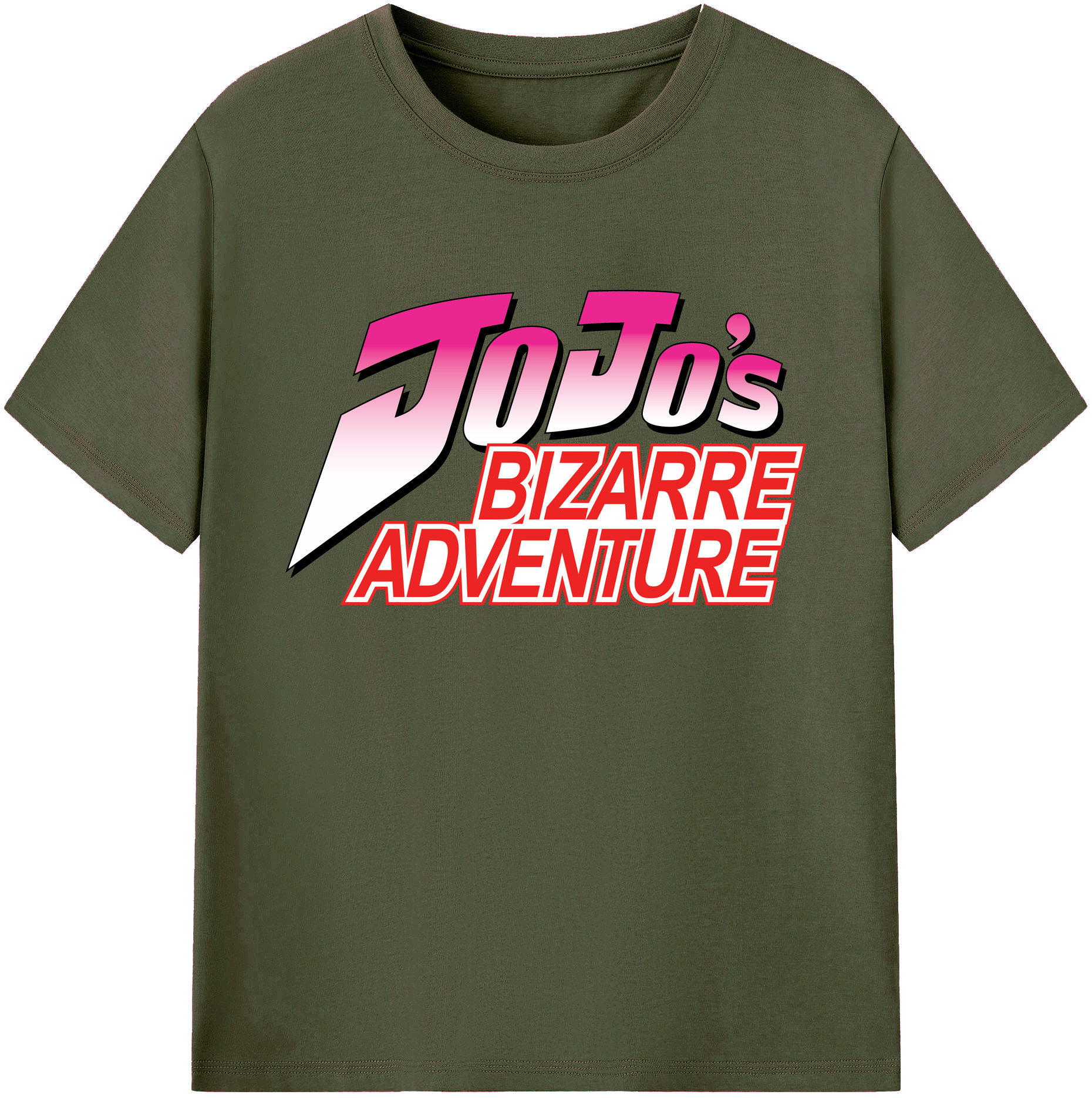 （画像用） ジョジョの奇妙な冒険 JoJo's Bizarre Adventure 綿100％ メンズ半袖Tシャツ｜肌触りやわらか＆通気性